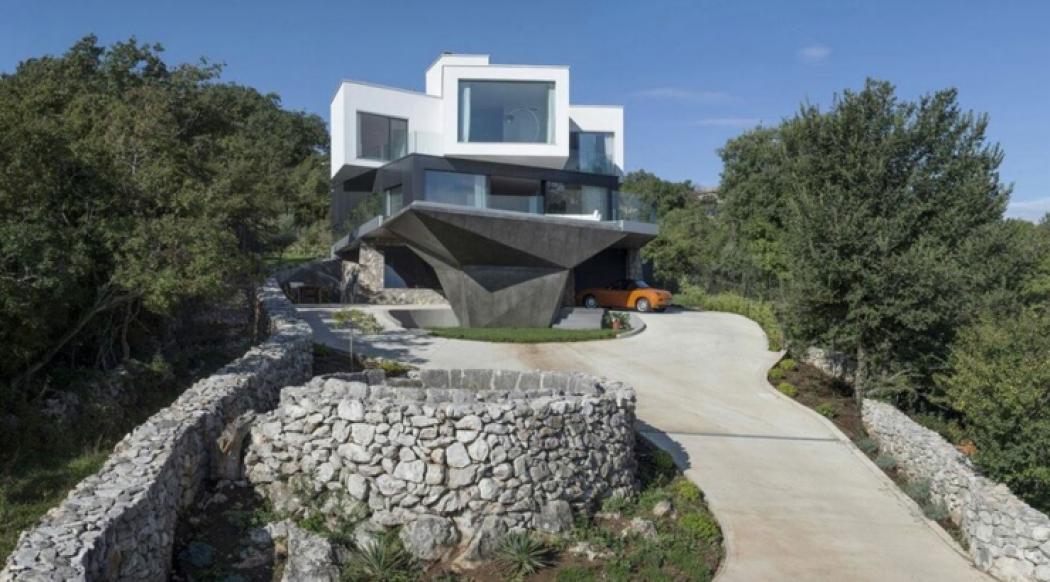 克罗地亚独特建筑风格住宅丨Turato Architects-1