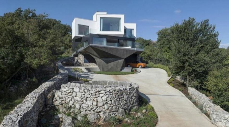 克罗地亚独特建筑风格住宅丨Turato Architects-1