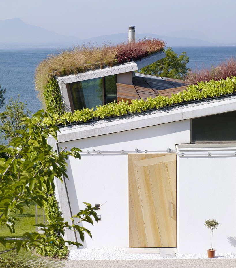 豪华别墅 现代风格[别墅] design paradigms builds eco friendly jewel box villa in switzerland-7