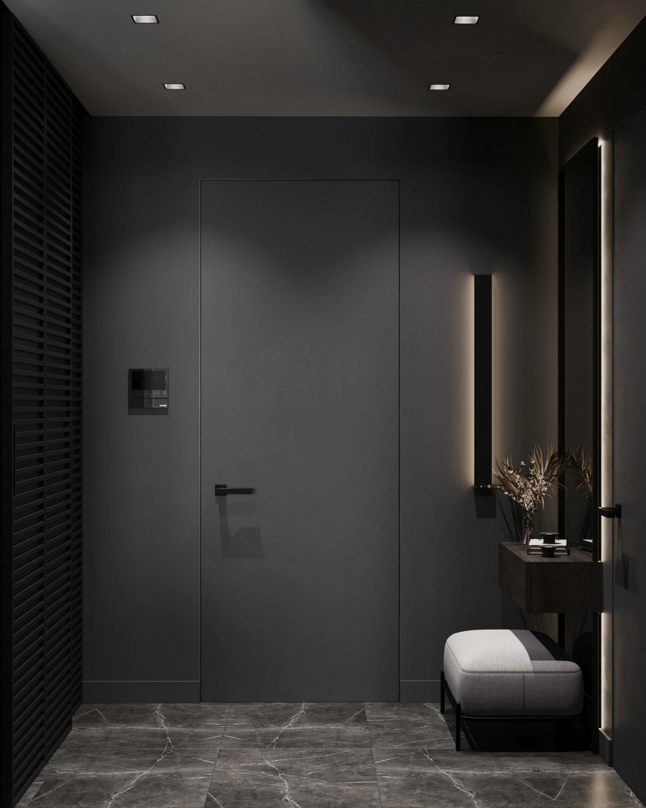 高级黑公寓 丰富极具有质感-1