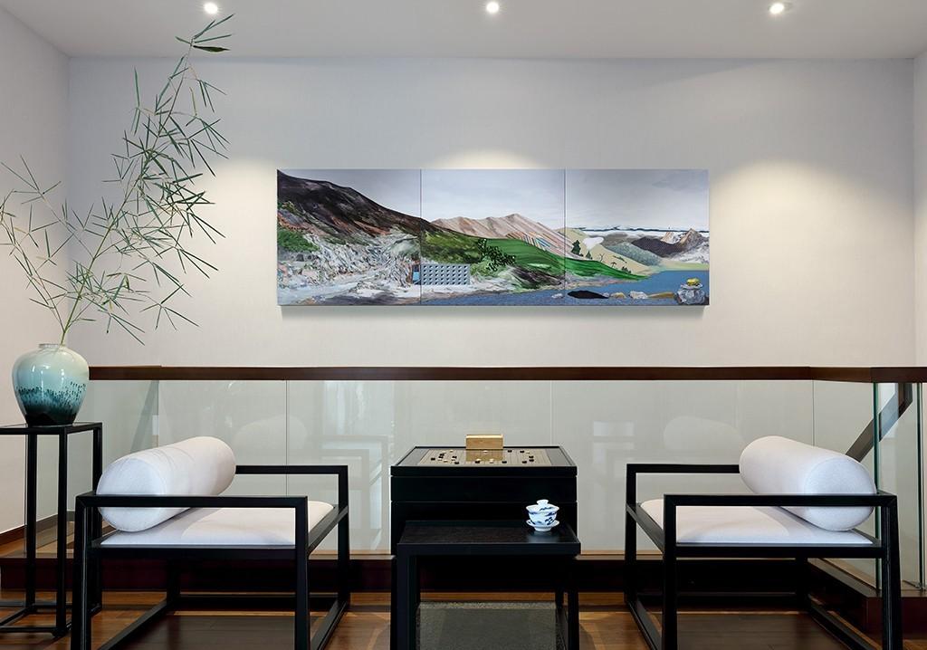 尚层装饰丨心中自在山水—会展誉景新中式风格别墅装修-7