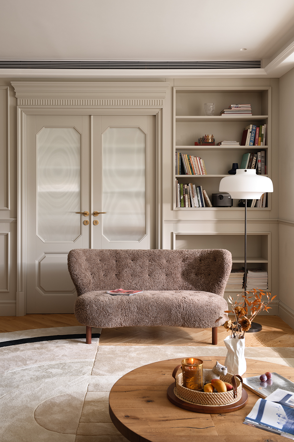 法式复古清新浪漫舒适自然风住宅设计丨中国上海丨上海示觉室内设计事务所-0