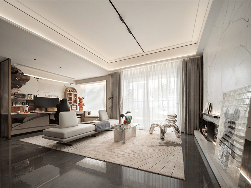 广州卓越晴翠府样板间丨中国广州丨柘壹设计-2