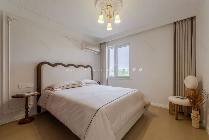 杭州府苑新村104㎡轻法式浪漫家居设计丨中国杭州丨浙江南鸿装饰-72