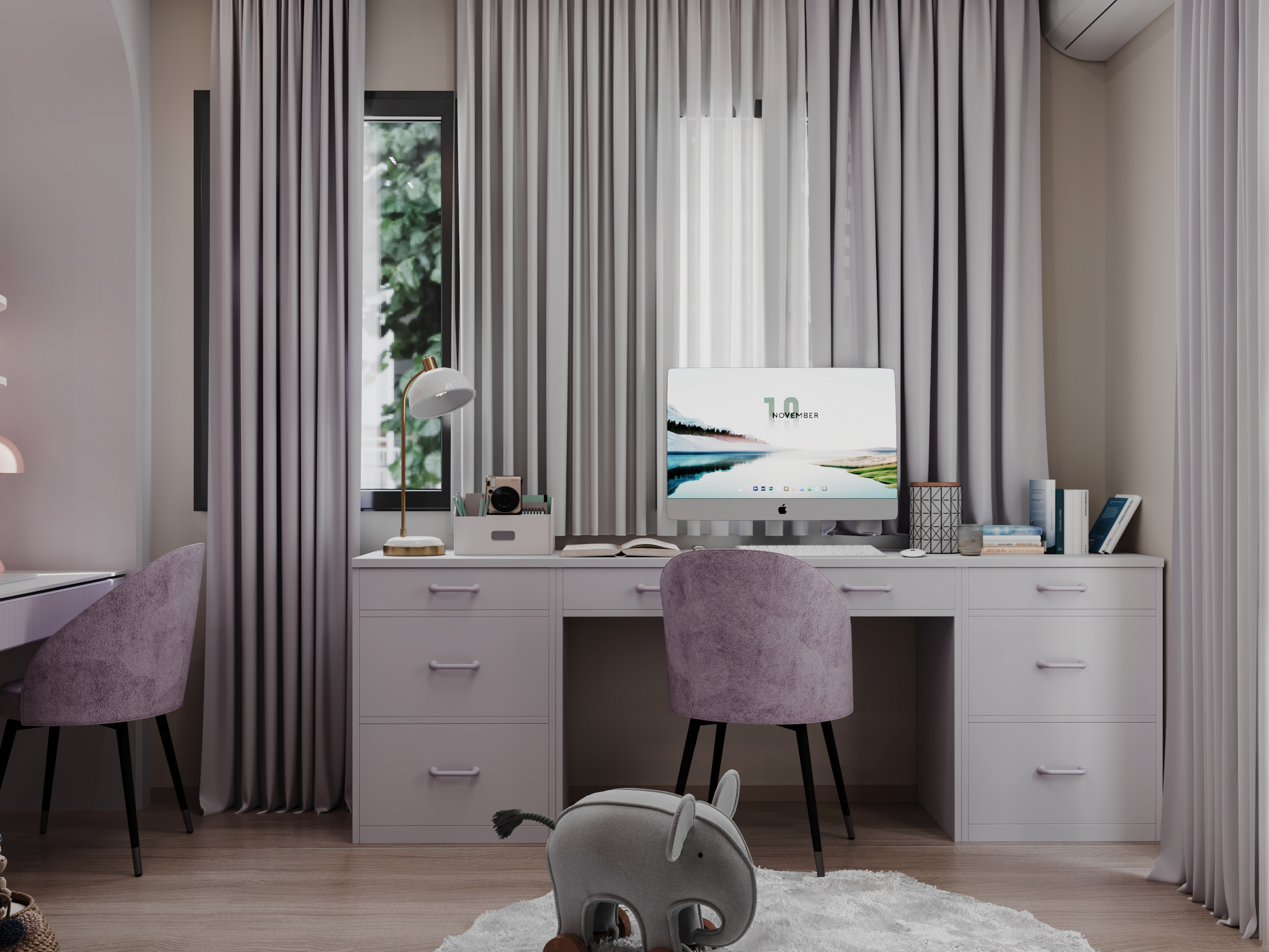 Girl'Bedroom Design-3