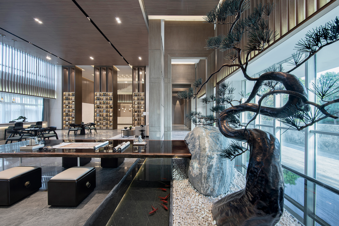 诺德阅墅营销中心 | 传统礼序与现代美学的完美融合-15