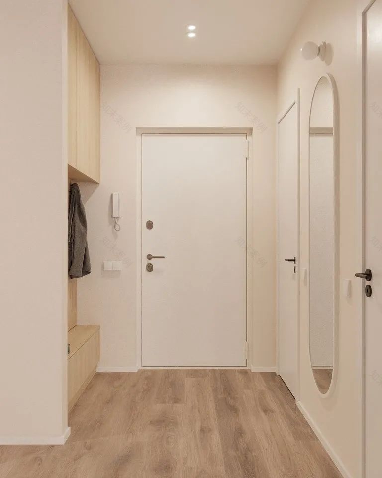 现代一室一厅 68㎡公寓丨室内设计工作室 nude-8