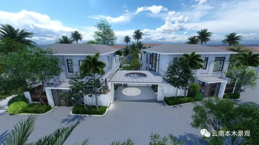 大华西海岸温泉别墅丨中国海口丨云南本木景观设计工程有限公司-0