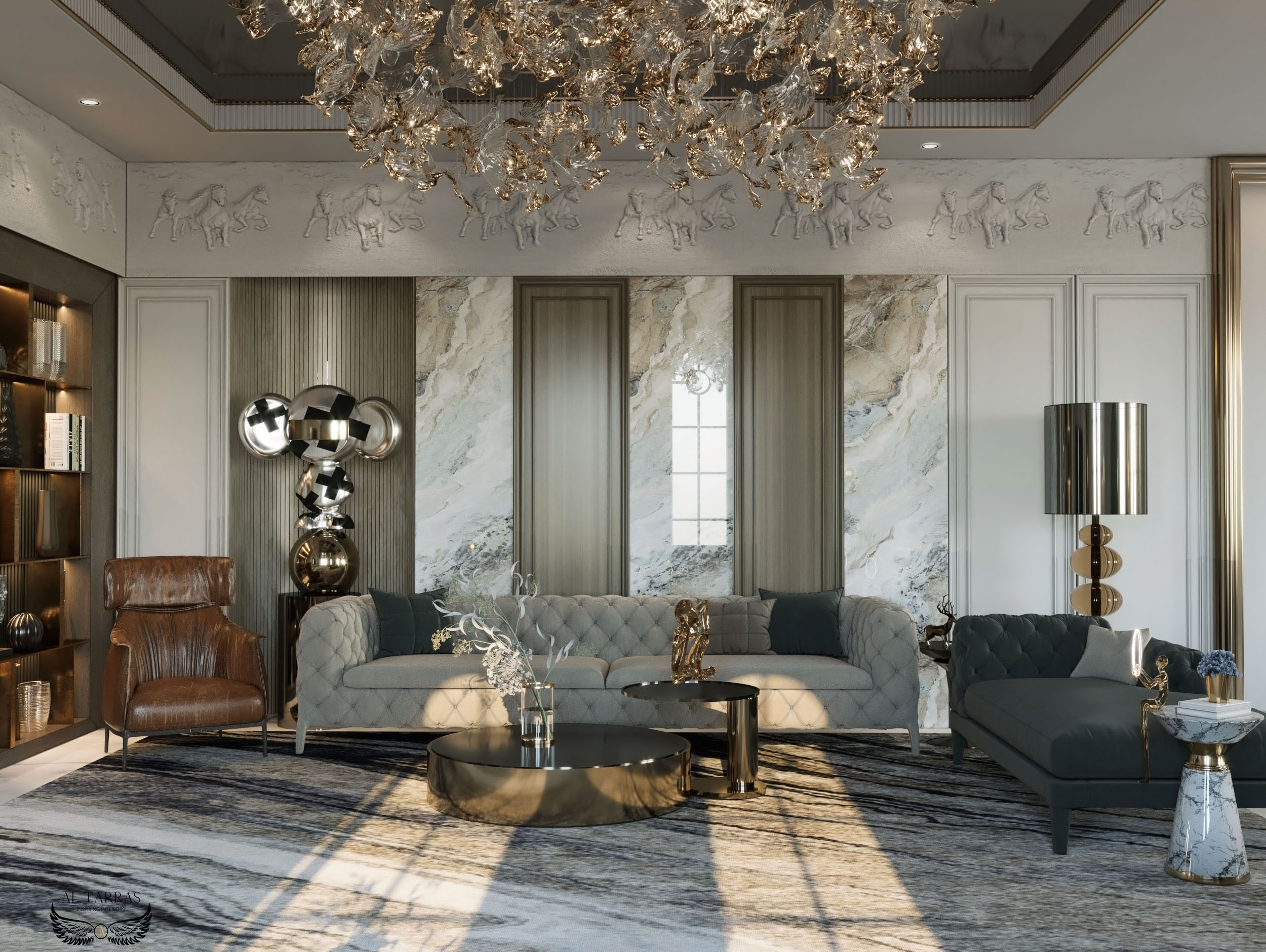 lu·ury villa reception（别墅接待区）丨埃及丨Asmaa Abolila-8