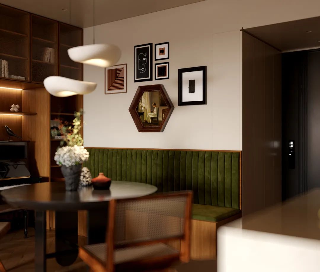 原木复古风的家丨中国广州丨壹贰壹捌设计事务所-24