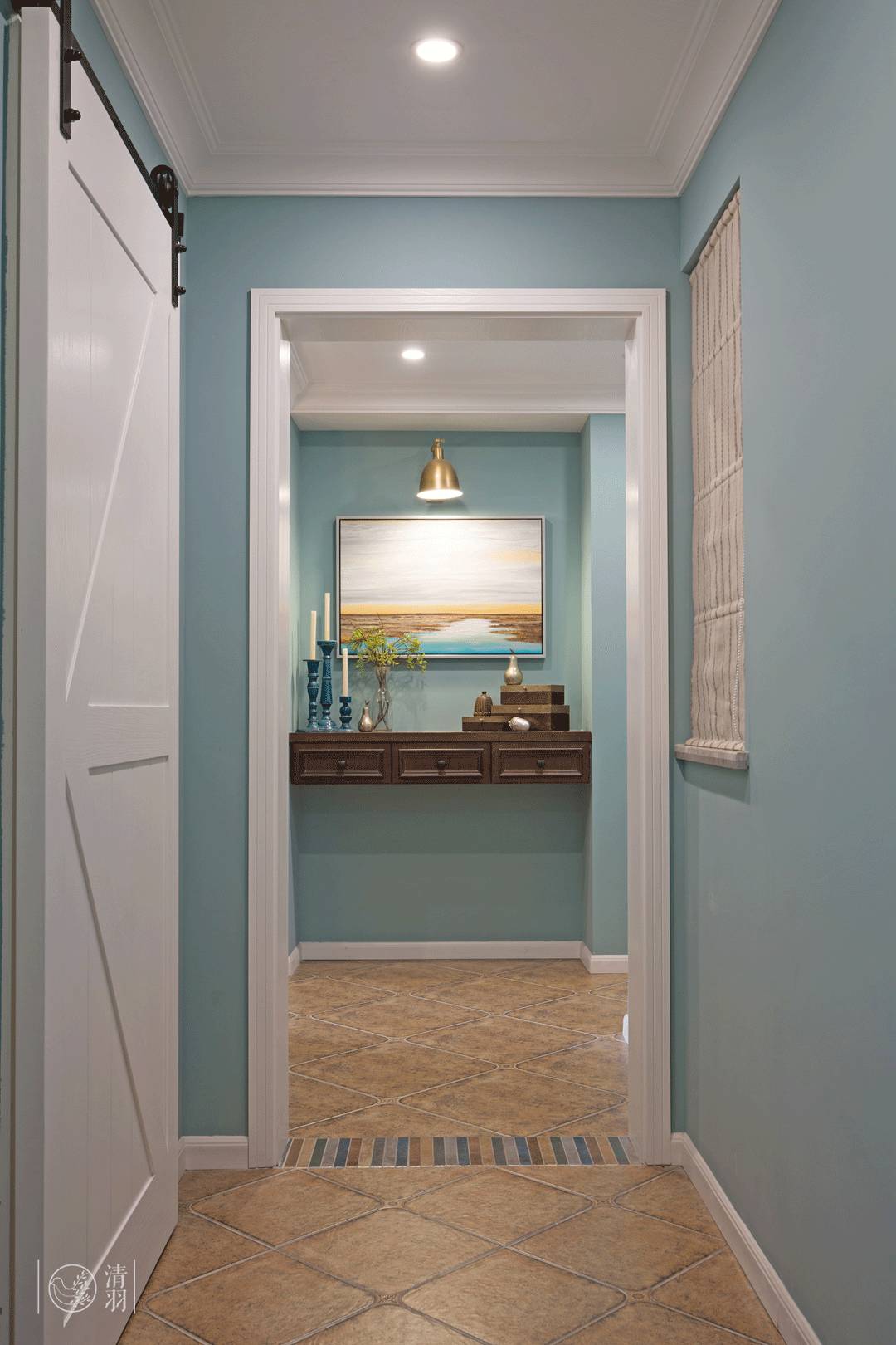 现代美式家居中的音乐时光-25