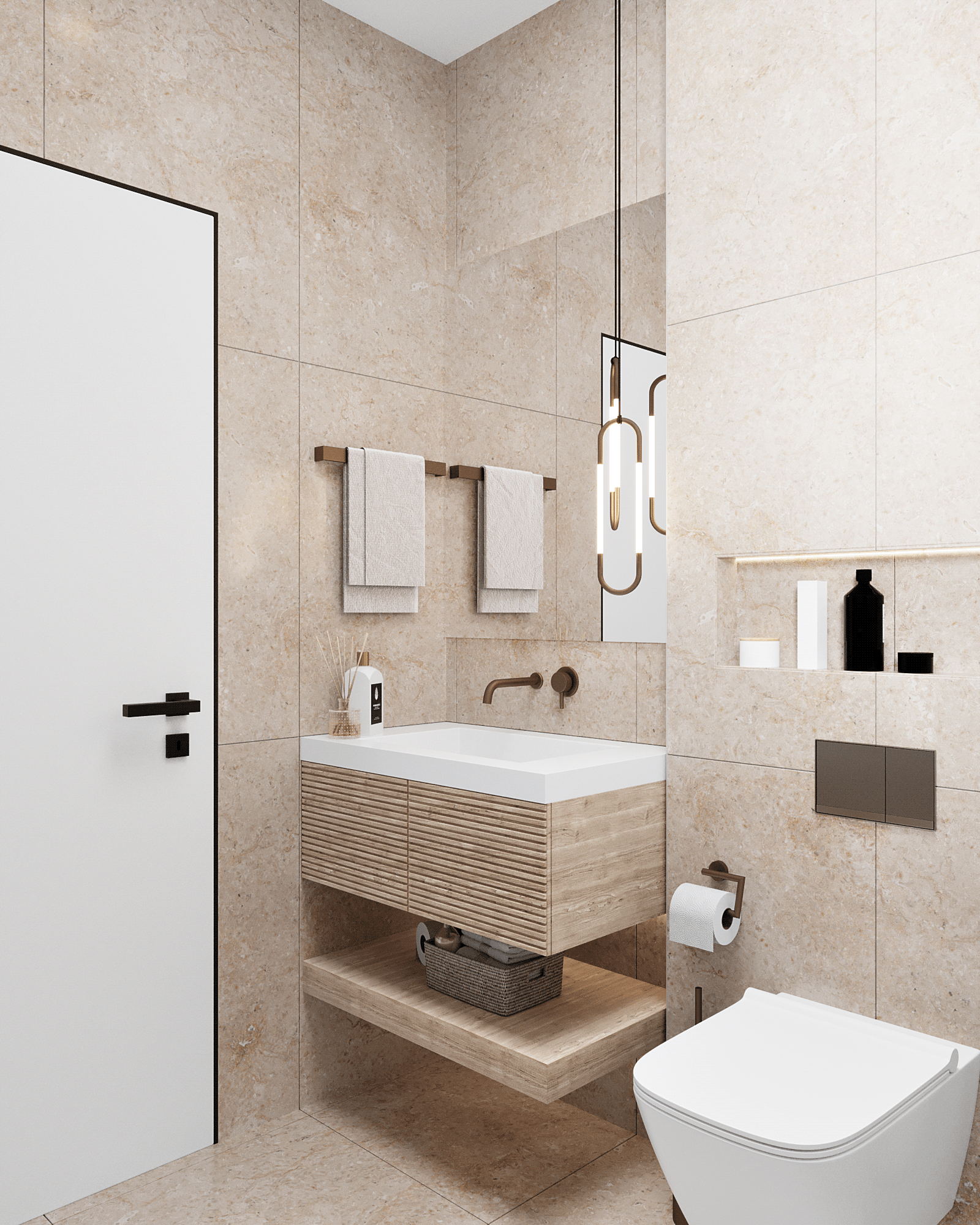 102㎡浅色系住宅设计 超舒适！-19