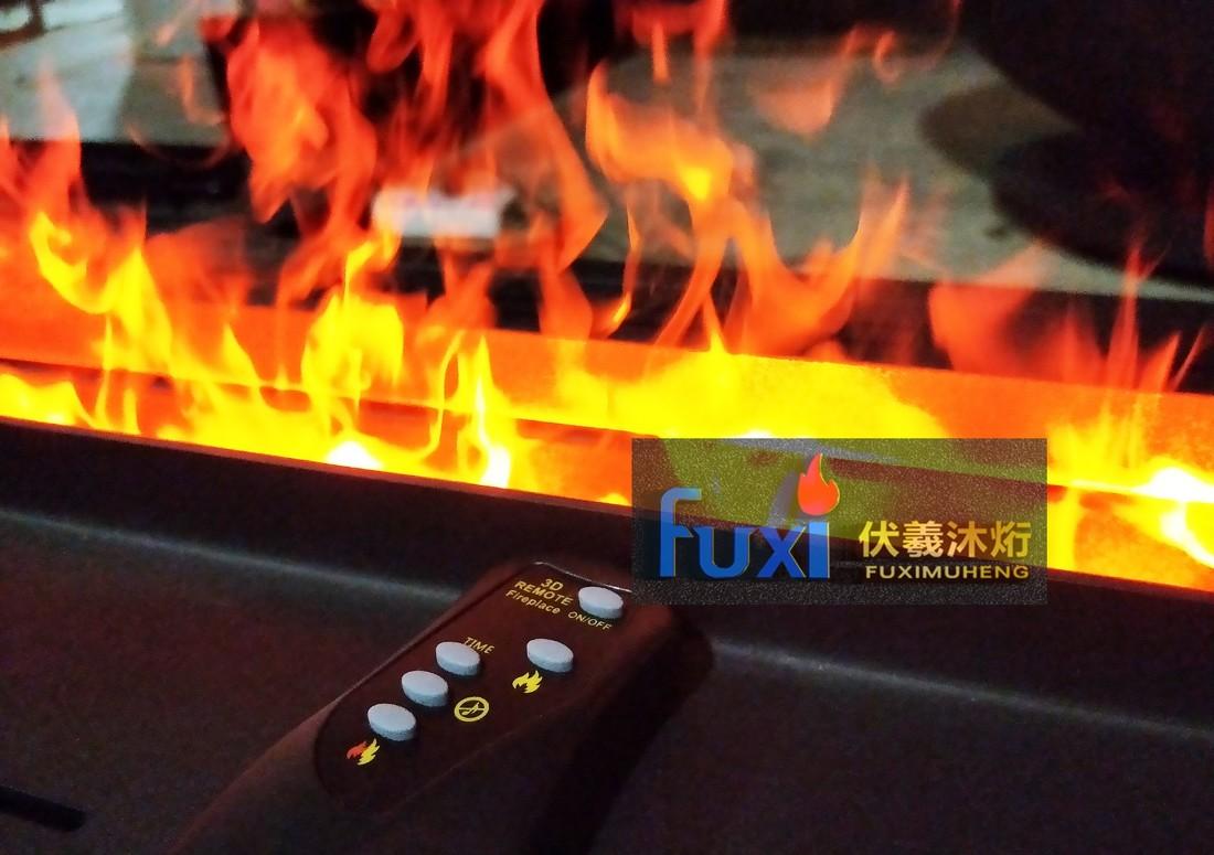 智能家居配饰打造现代音乐雾化壁炉空间-8