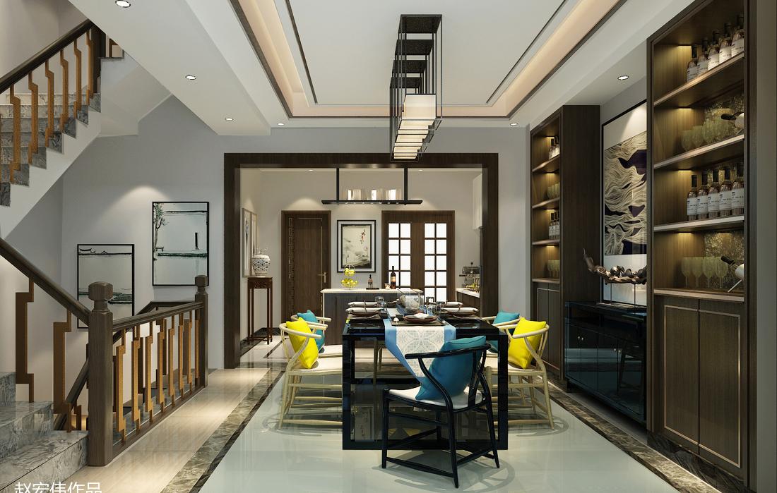 
北塘古镇盛园-新中式别墅設計 -0