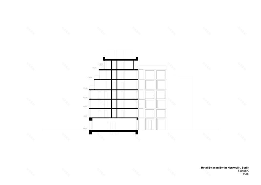 柏林新克尔恩区酒店行李员丨德国柏林丨Tchoban Voss Architekten,MONAPORT-21