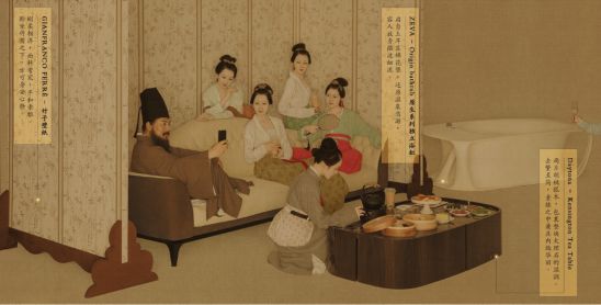 《韩熙载夜宴图》古今穿越设计,尽显生活美学-40