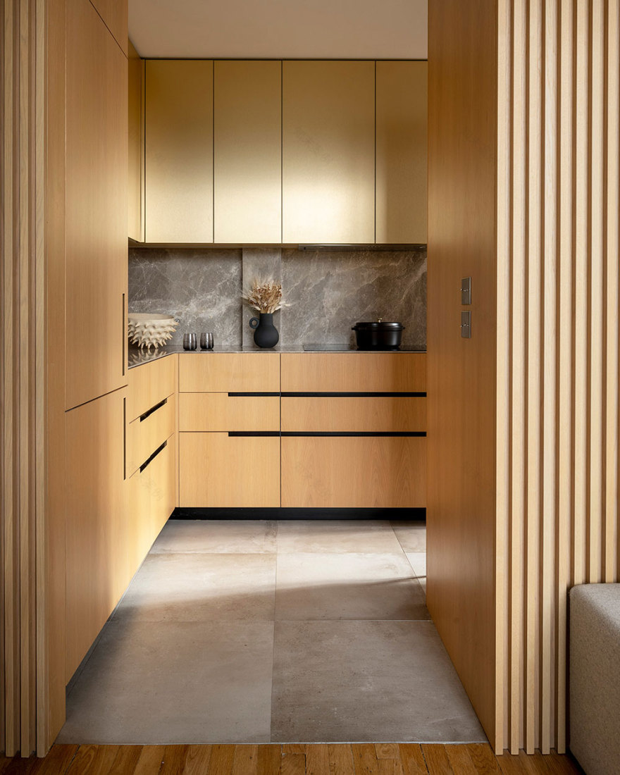 巴黎独特复式公寓 | 工业风与色彩艺术的完美融合-6