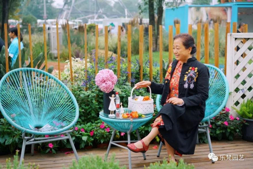 乐梵园艺打造成都花木博览会快闪花园,惊艳全场-66