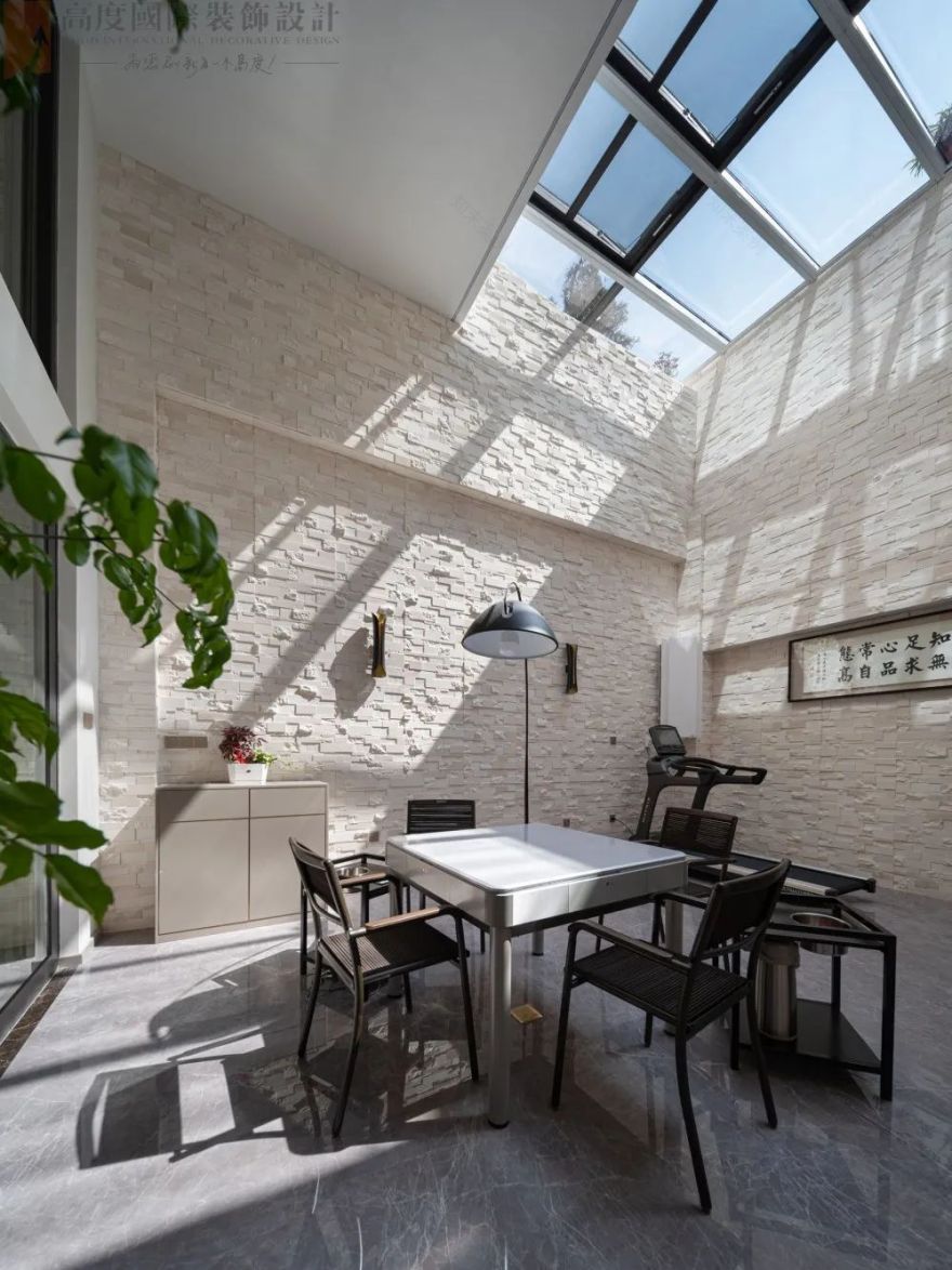 现代轻奢风格纯水岸别墅设计丨中国武汉丨高度国际装饰设计集团武汉公司-21