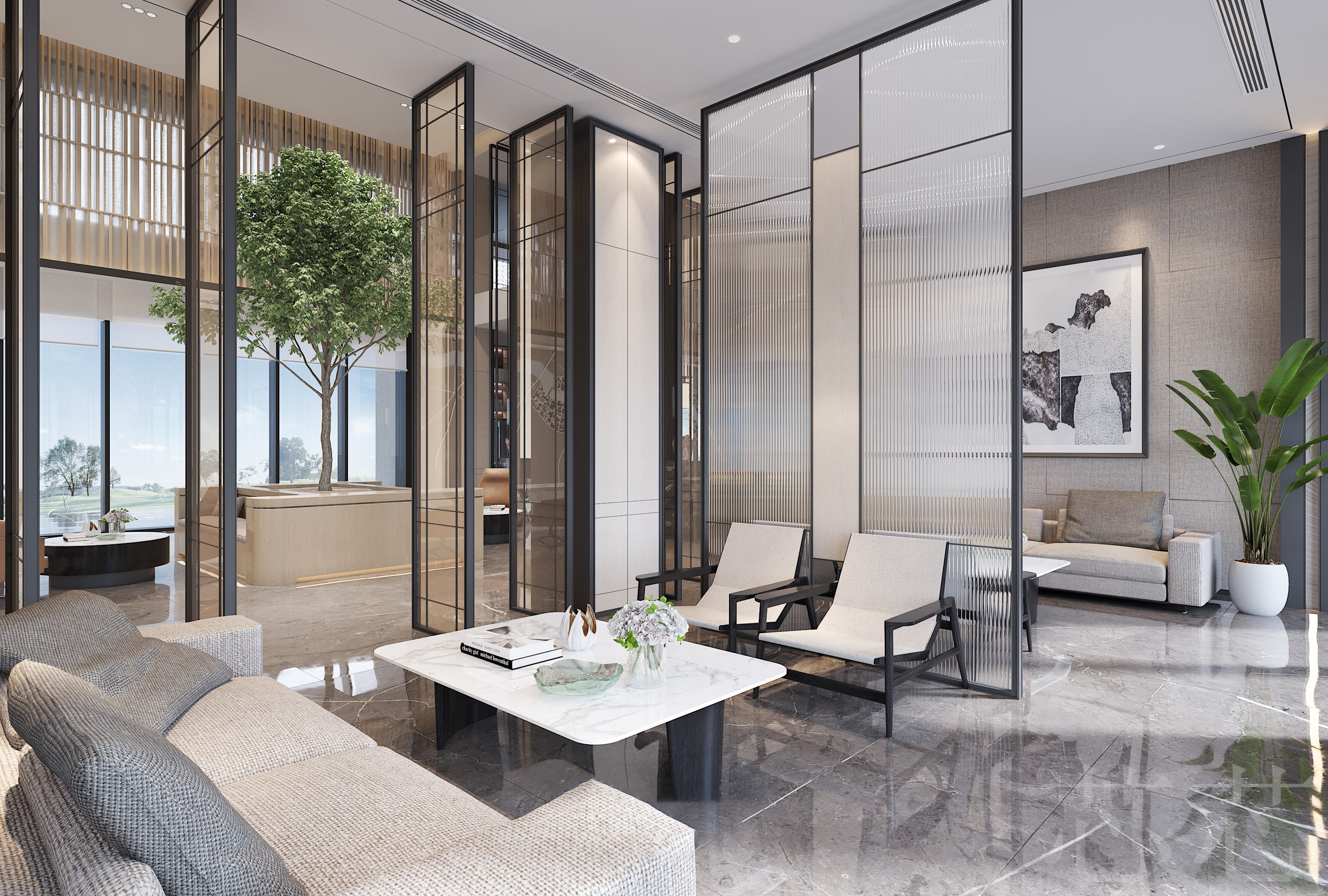 高科技售楼处设计丨知名设计师-9