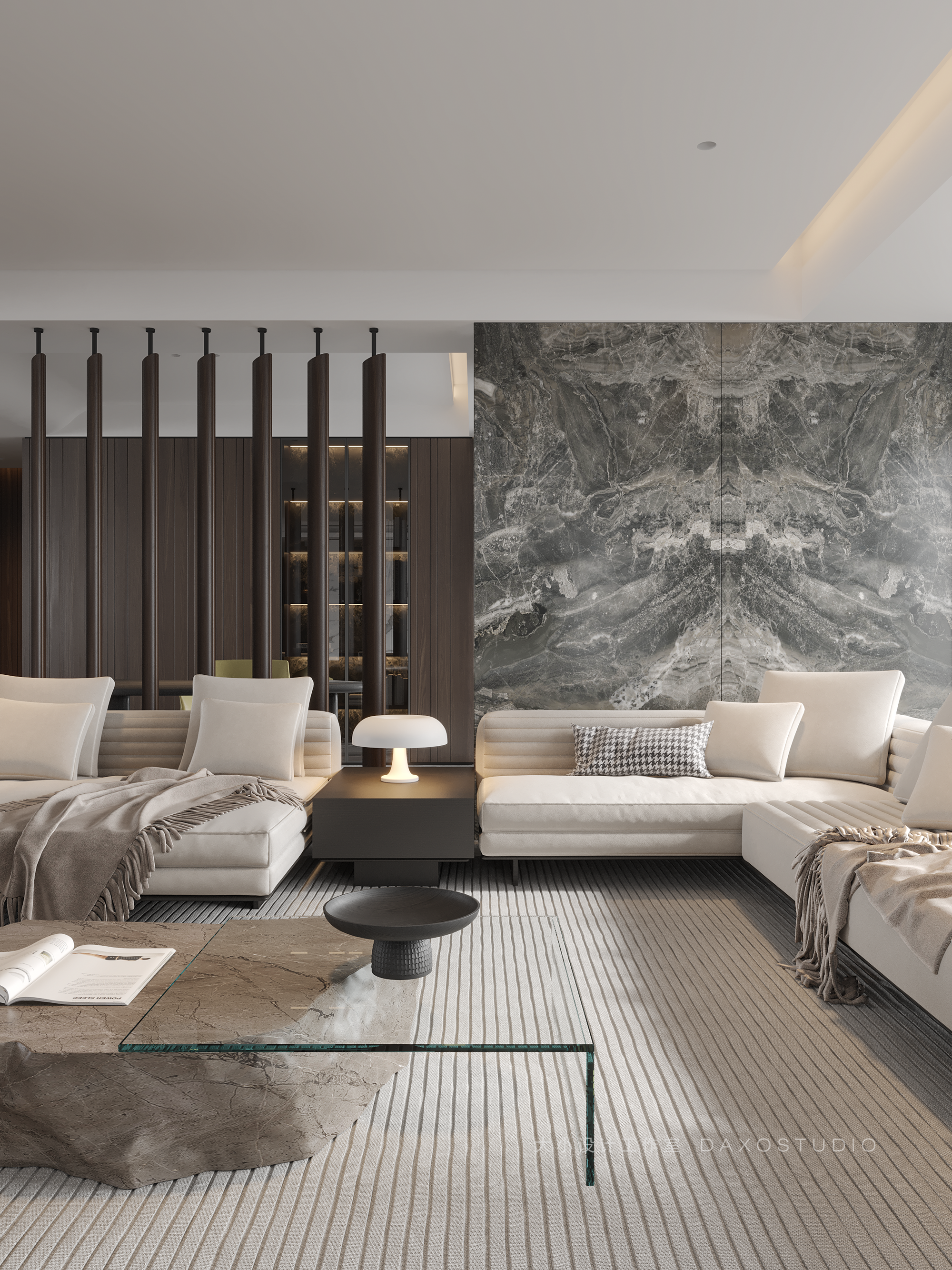 新光·皇庭水岸 520㎡顶复奢宅丨中国福建丨大小设计工作室-8