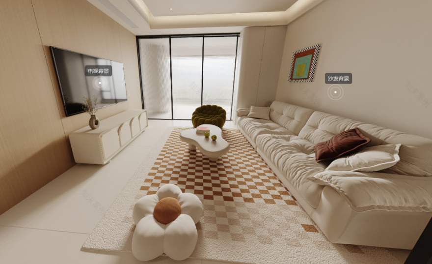 丽园作品|新浦嘉园100㎡:光影织就现代家居生活诗行-12