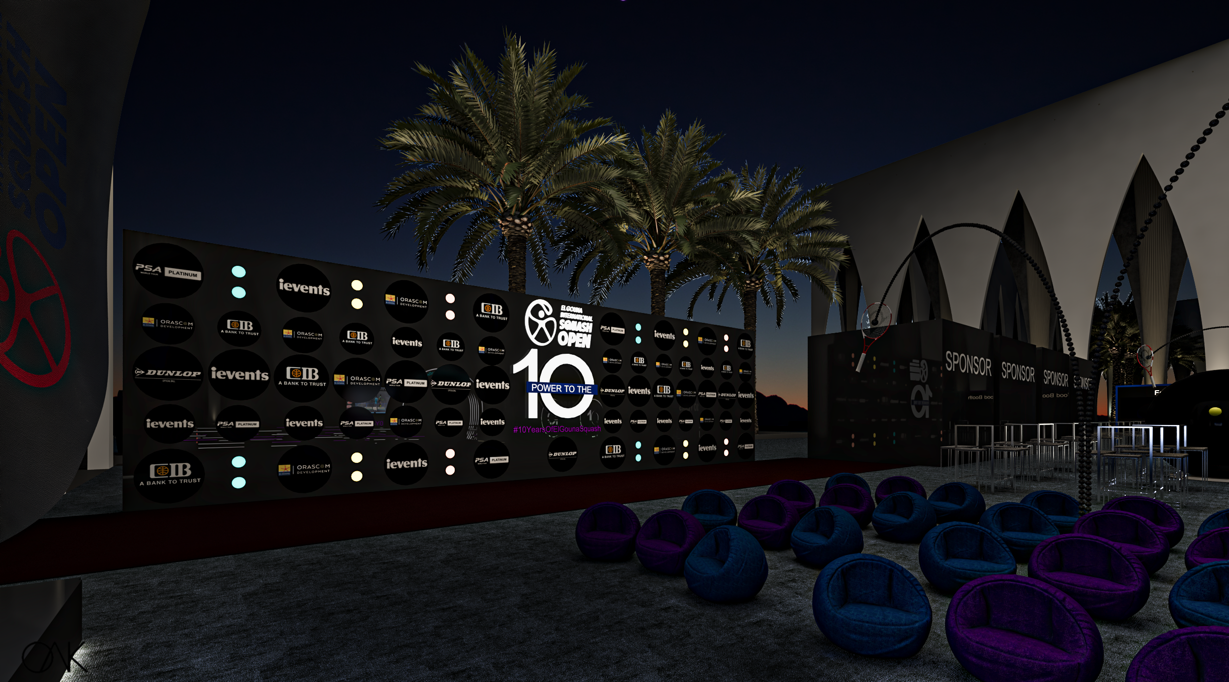 ELGOUNA 壁球活动 10 周年丨OAK 建筑师事务所-10