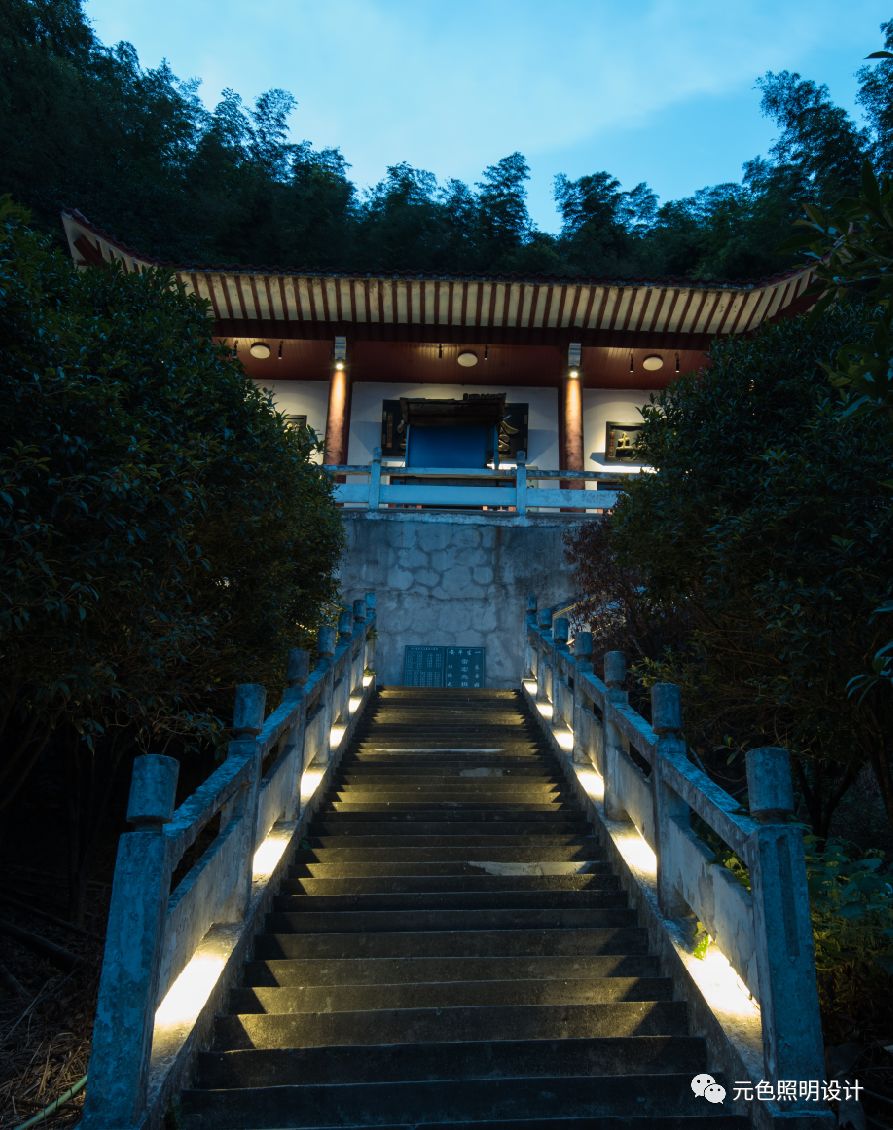 佛 · 光 | 道吾山护国兴华禅寺灯光改造-40