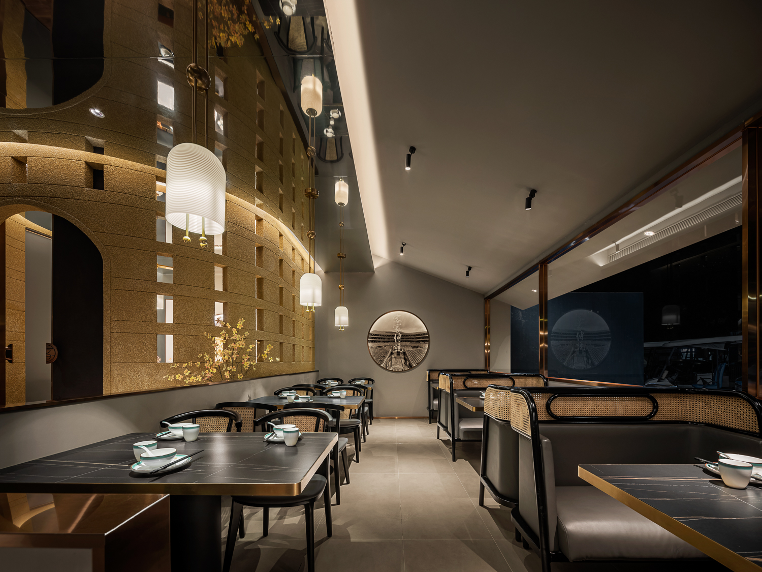 客味 2021 · 丰收客宴,现代版客家围屋餐厅设计丨艺鼎设计-18