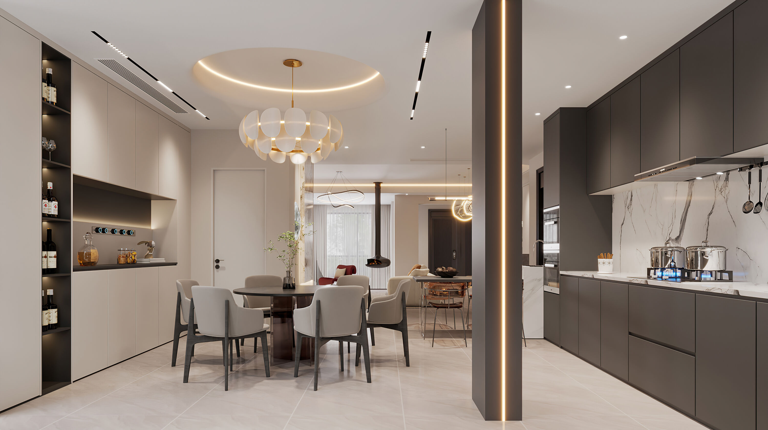 现代意式轻奢客餐厅-2