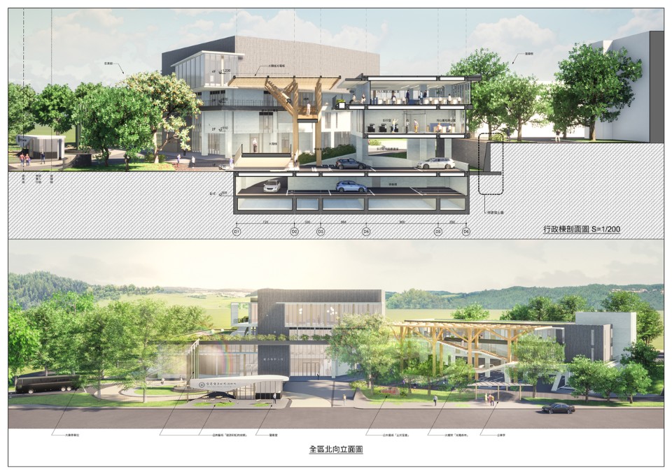 光電森林,台電訓練所所本部綜合大樓競圖提案丨陳章安建築師事務所-60