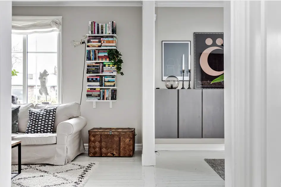 斯堪的纳维亚风格公寓，半开放式卫浴设计-8