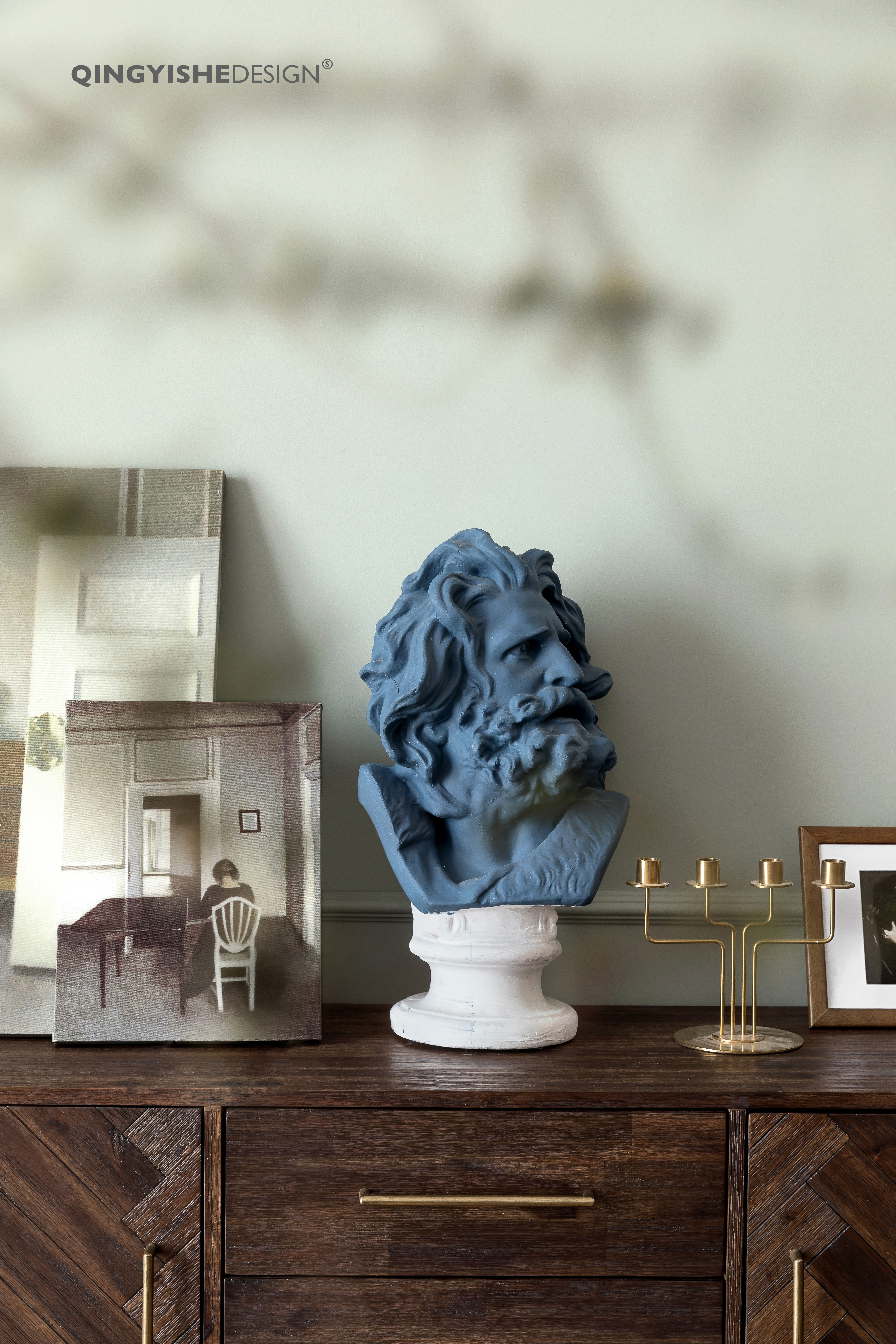 双层复古豪宅 | 层高利用与中古元素的魅力结合-23