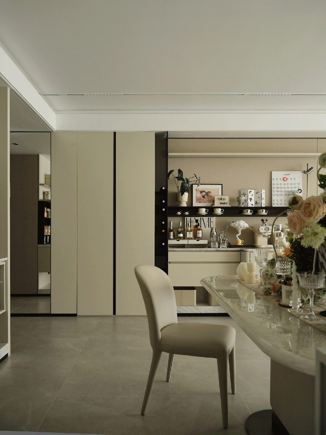 上海120m²奶油风亲子宅,凝固的温柔丨中国上海丨岳蒙设计-14