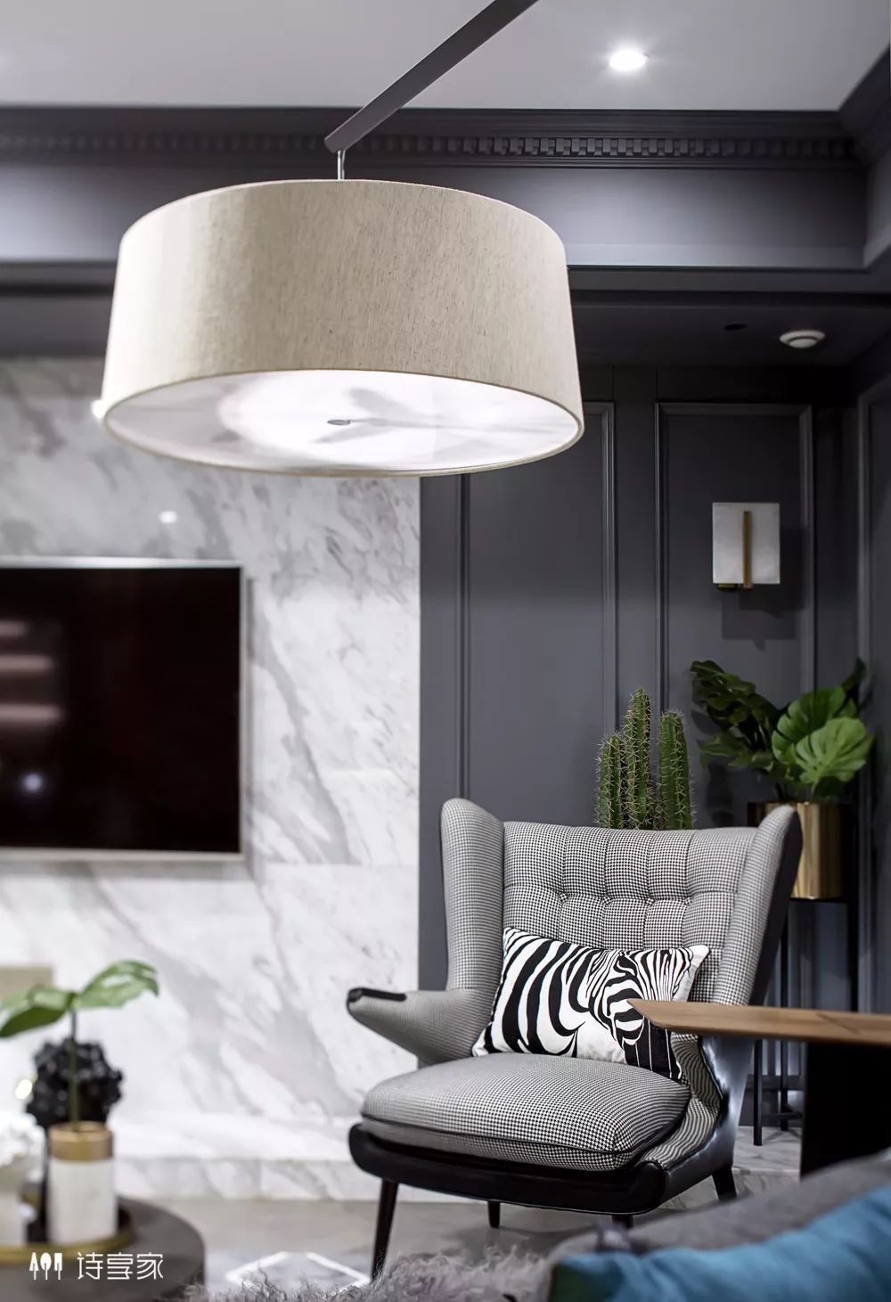 万科金域蓝湾 240㎡现代摩登家居,儿童元素与高级灰的惊艳碰撞-23