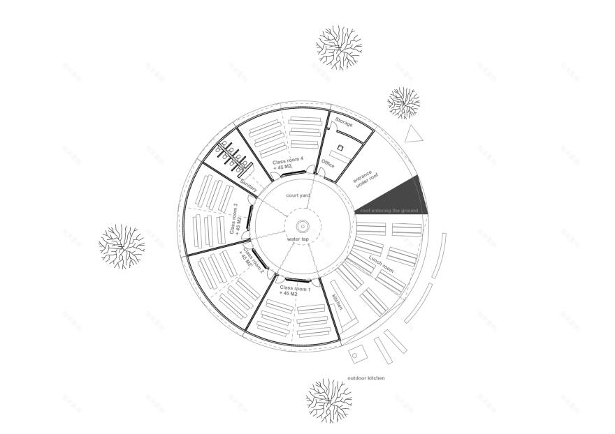 布基纳法索传统工艺融合现代教育建筑的典范-2