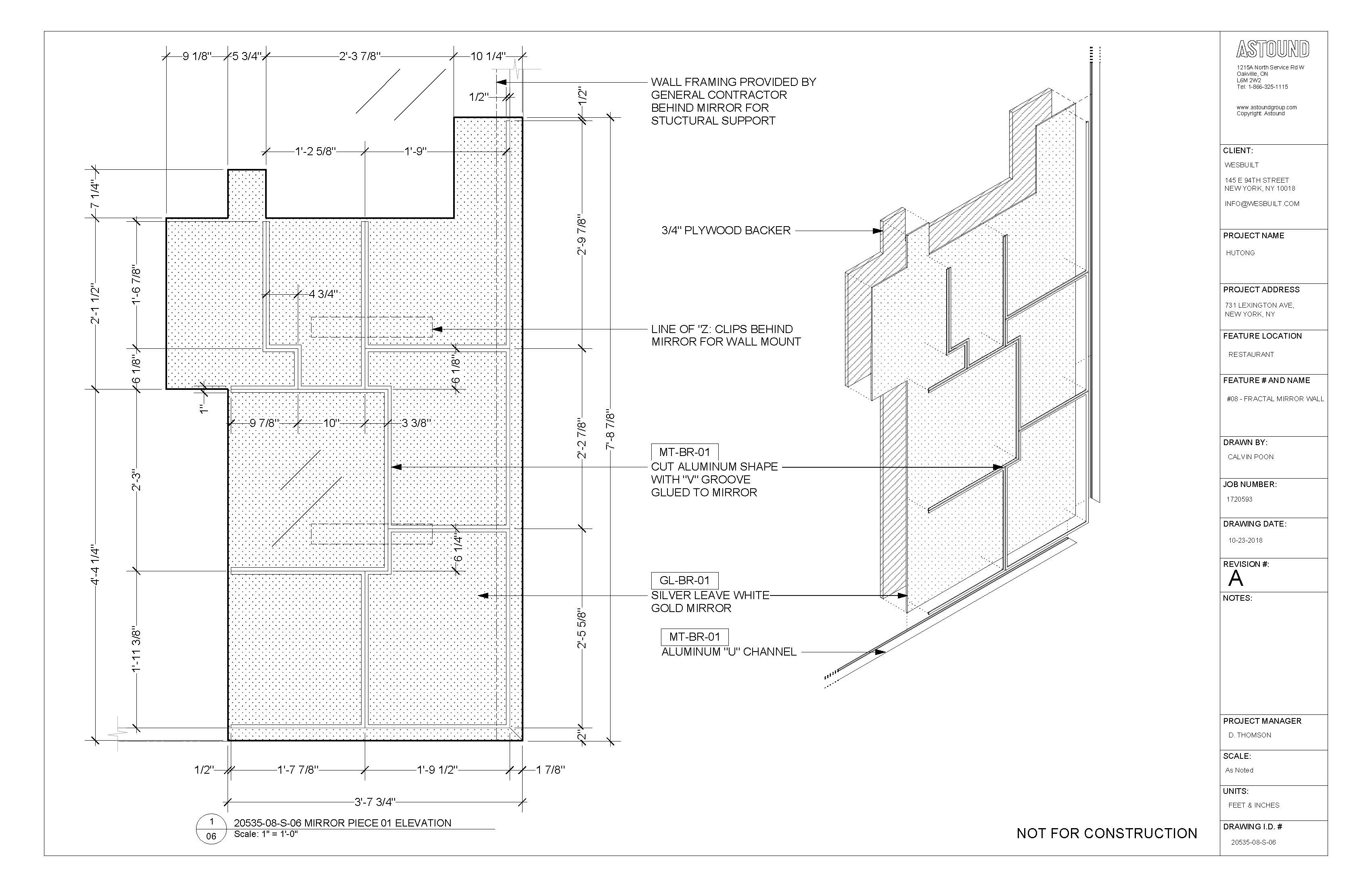 CAD Detailing for Hutong NYC Restaurant Submittal-8