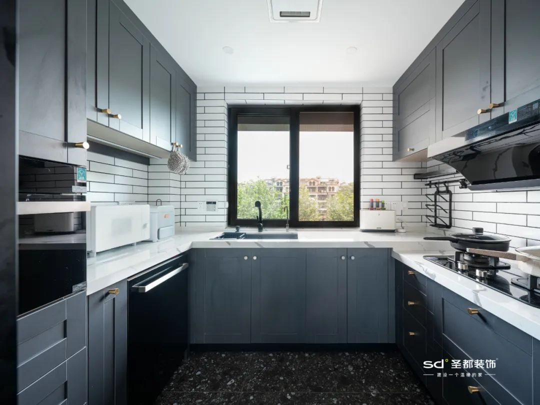 浙江金华 129㎡现代婚房,无主灯设计、客餐厅一体显大气-37