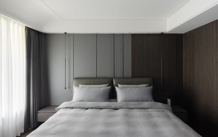 御湖蓝湾 170 平意式极简家居设计-42