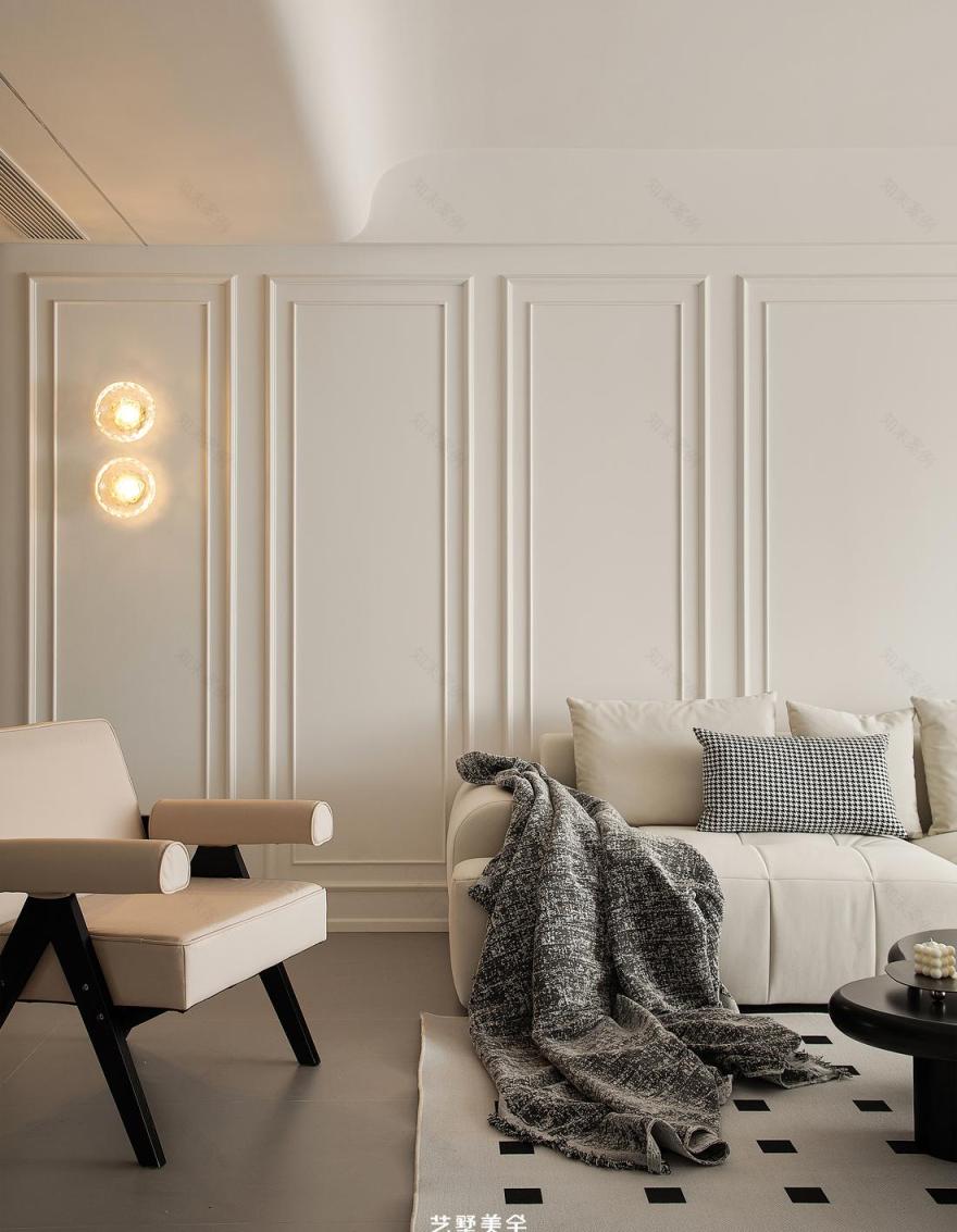 142㎡现代法式多功能客厅丨中国合肥丨艺墅美宅设计-20