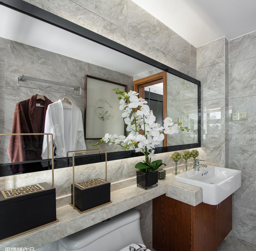 新中式风格家居设计 | 方界设计丨平层丨荏苒岁月,山水相宜-36