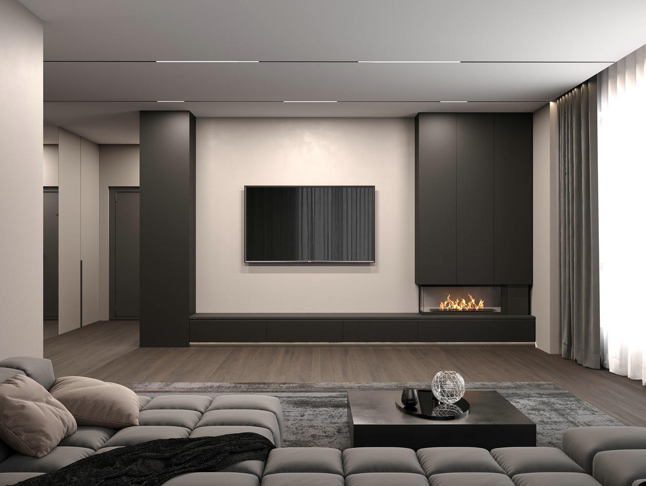 原木+高级黑 精致的设计超有格调！-2