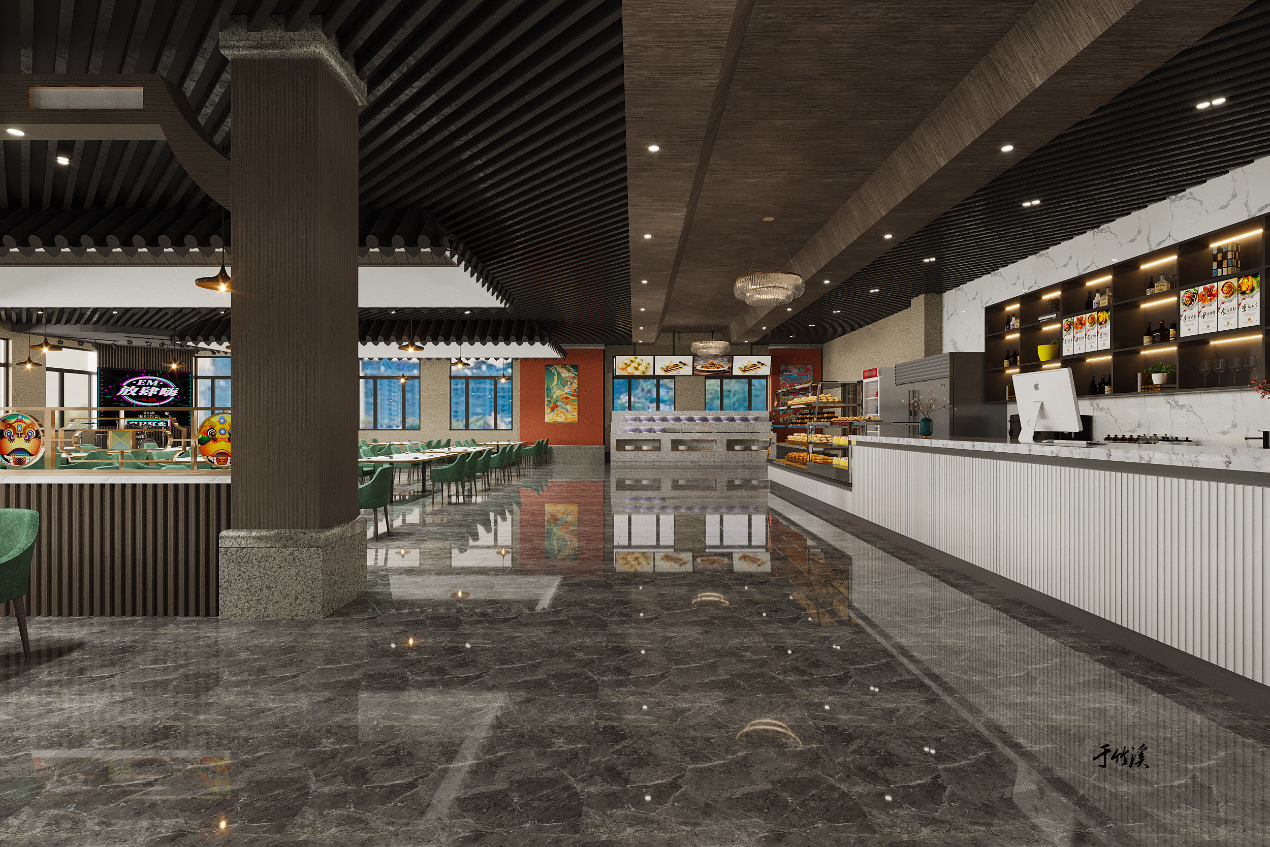 现代餐厅的创新设计 · 旅途中的彩虹-7