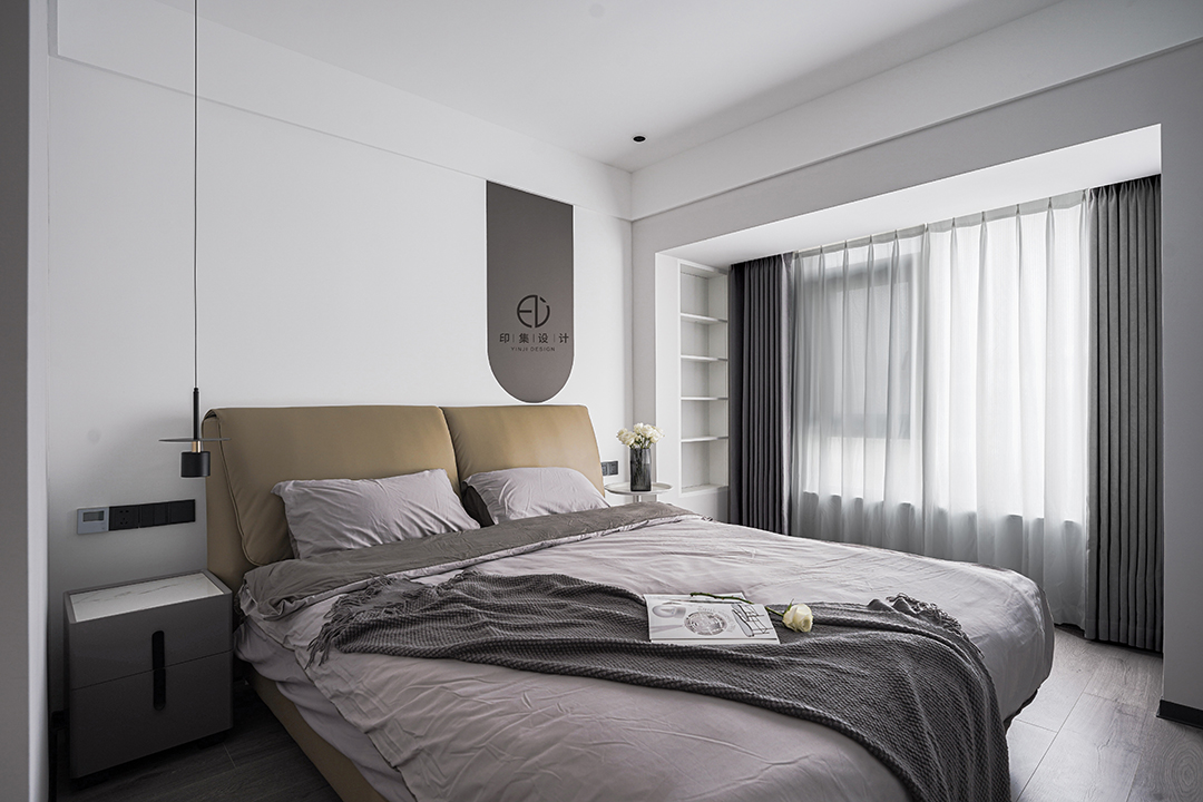 95.3㎡现代极简的家，从两个人的爱情故事说起-25