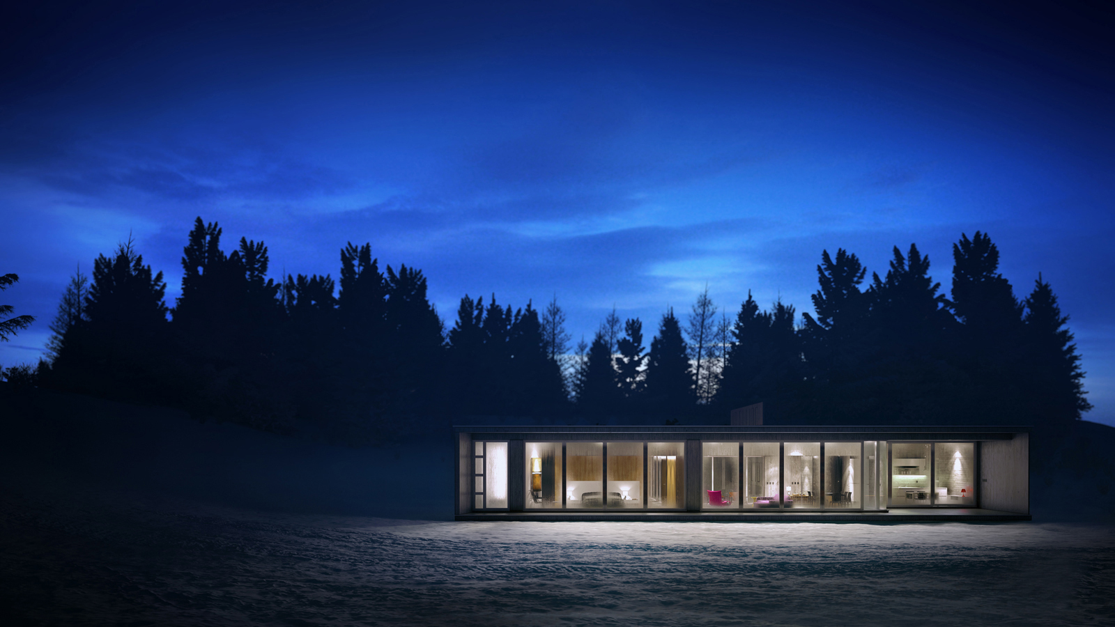 [别墅]山间别墅 精品效果-0