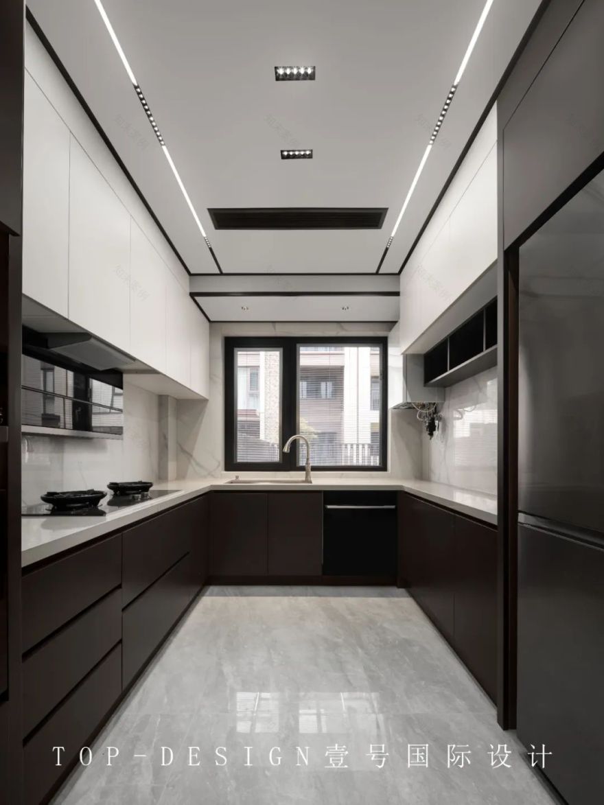 香山麓院现代轻奢别墅设计丨壹号国际设计-29