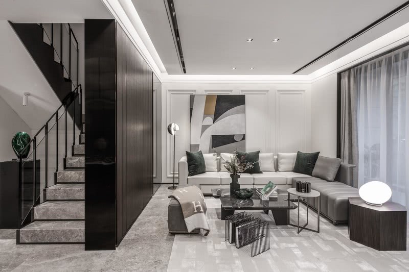 武汉绿城凤起乐鸣叠拼样板房 | 艺术与现代的完美融合-14