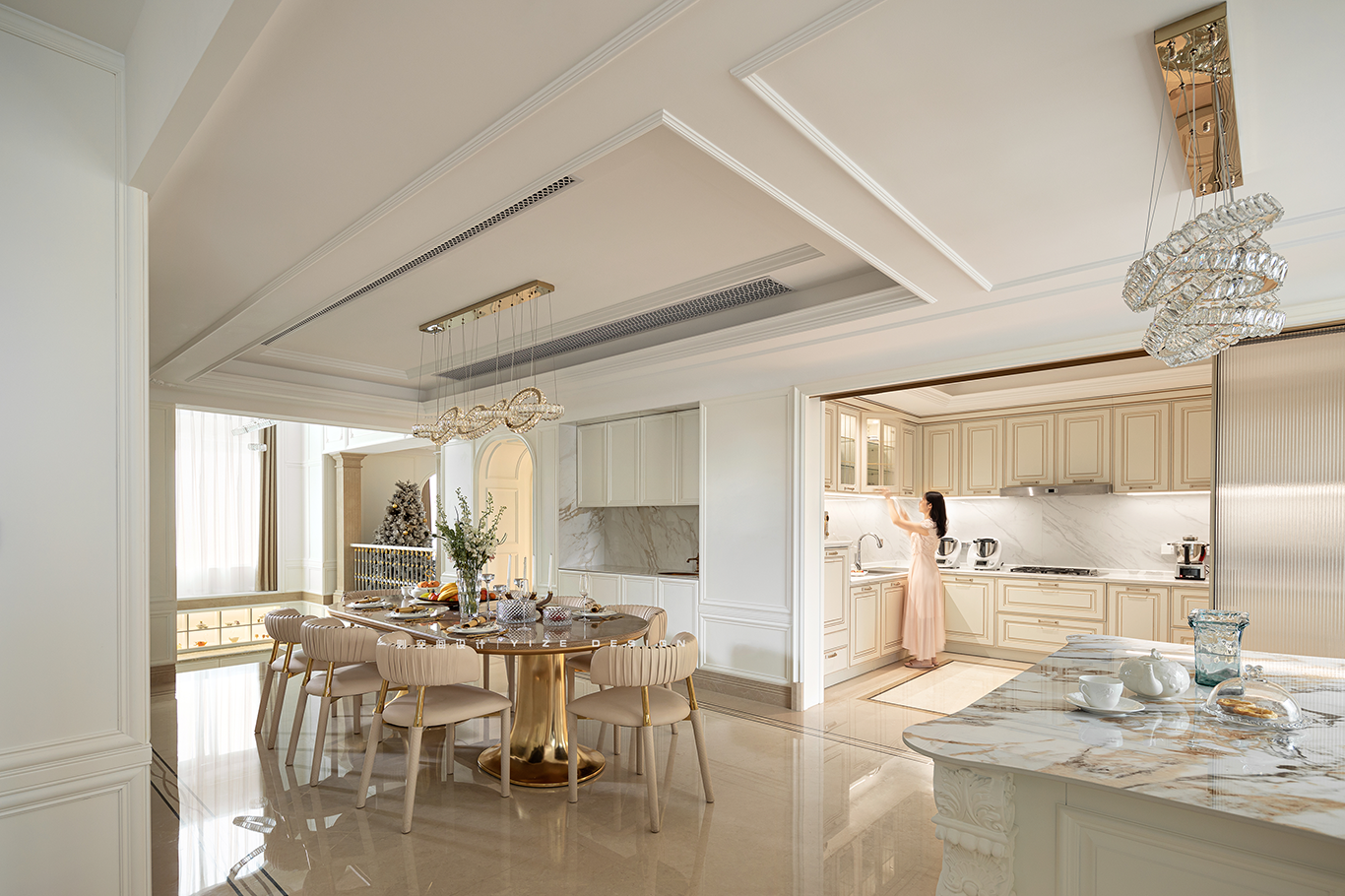 简约法式风格私宅设计丨中国杭州丨赵艺哲设计工作室-27