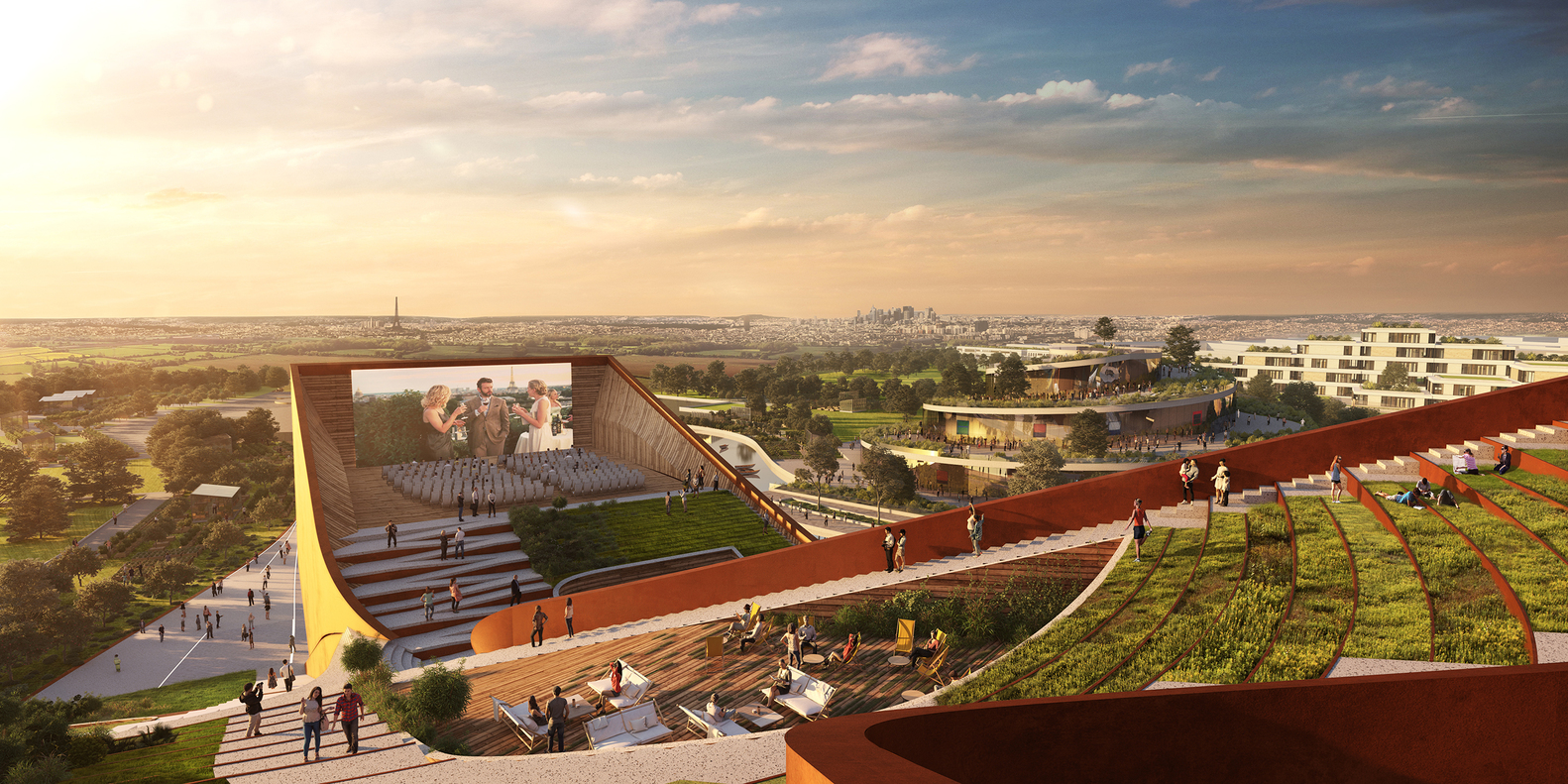 UNStudio Wins Frances Largest Private Architecture Competition for Cultural Cinema Center in EuropaCity-2