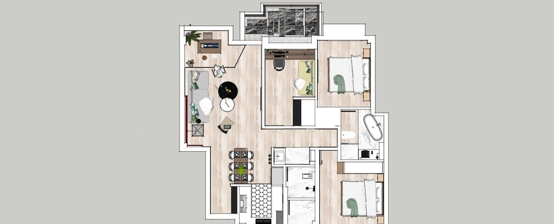 空间重塑,打造城市中的宁静栖息地-2